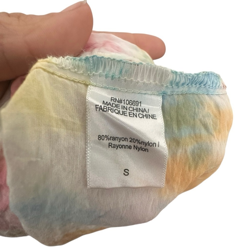 Young Fabulous & Broke Cruz Open Back Ruffle Maxi Dress Papaya Summer of Love S - Picture 6 of 8